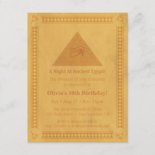 Verkennende uitnodigingen van de Egyptische Thaise