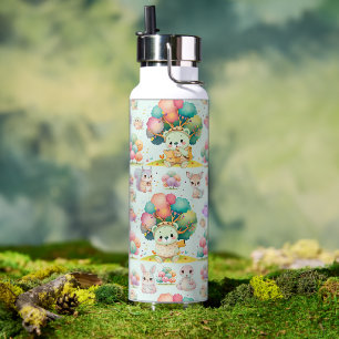 Verkenner Beer en Bosdieren Patroon Waterfles