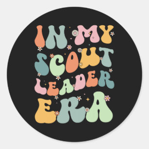 Verkenner In Mijn Verkenner Leider Tijdperk Ronde Sticker