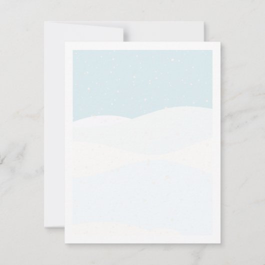 Verkenner met mooie biggen en cadeaus kaart (Achterkant)