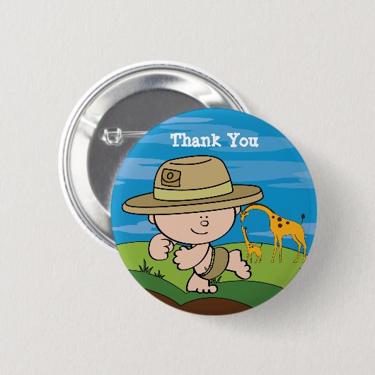 Verkenner op Safari Bedankt Button (Voorkant /achterkant)