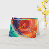 Verkenning - Abstract Wenskaart Kaart (Gele Bloem)