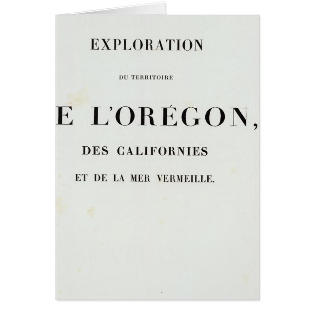 Verkenning van Oregon 3 (Voorkant)