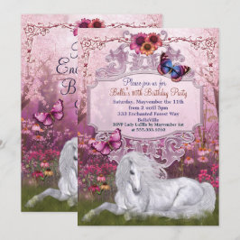 Verkenningen van de Magical Unicorn Birthday Party Kaart