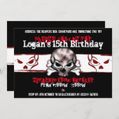 Verkenningen van de Zwarte & Rode Maan Kaart (Voorkant / Achterkant)