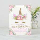 Verkenningen van het feest van de Magical Unicorn  Kaart (Staand voorkant)