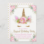 Verkenningen van het feest van de Magical Unicorn  Kaart (Voorkant / Achterkant)