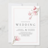 Verkenningen van het huwelijk van Magnolia Bloom Aankondiging (Voorkant)