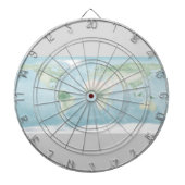 Verkenningskaart van het aardoppervlak dartbord (Voorkant)