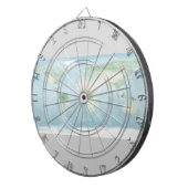 Verkenningskaart van het aardoppervlak dartbord (Voorkant Rechts)