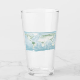 Verkenningskaart van het aardoppervlak glas