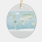 Verkenningskaart van het aardoppervlak keramisch ornament (Links)