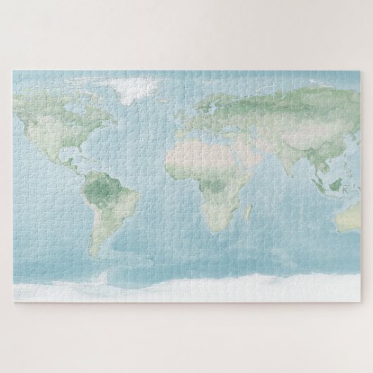 Verkenningskaart van het aardoppervlak legpuzzel (Horizontaal)