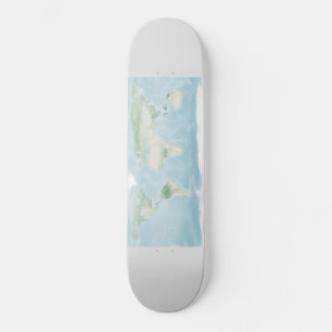Verkenningskaart van het aardoppervlak persoonlijk skateboard