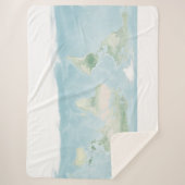 Verkenningskaart van het aardoppervlak sherpa deken (Voorkant)