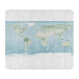 Verkenningskaart van het aardoppervlak snijplank