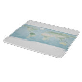 Verkenningskaart van het aardoppervlak snijplank (Hoek)