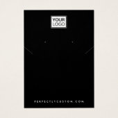 Verkenningskaart voor logo zwart ketting toevoegen visitekaartje (Voorkant)