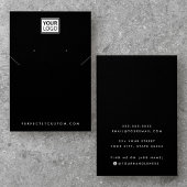 Verkenningskaart voor logo zwart ketting toevoegen visitekaartje