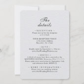 Verketting Flowers All in One Christelijk Wedding Kaart (Achterkant)