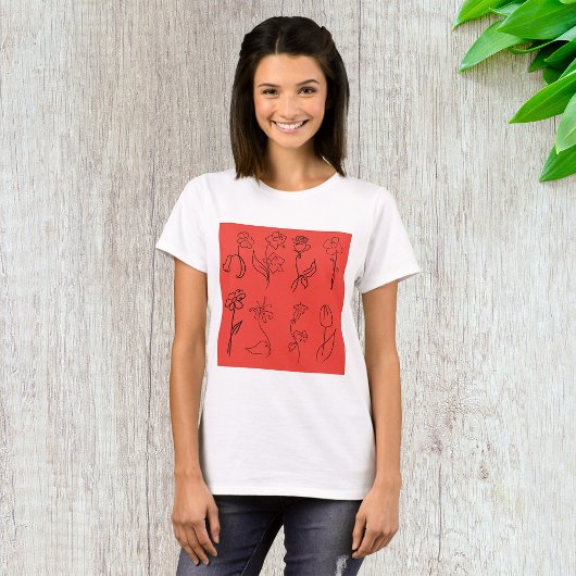 Verketting Flowers T-shirt