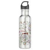 Verketting Flowers Waterfles (Voorkant)