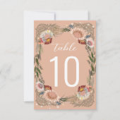 Verkettingen Boho Peach-tabelnummer (Voorkant)