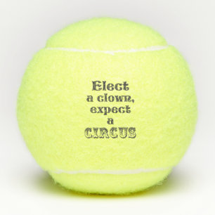 Verkies een clown, verwacht een circus! Funny Anti Tennisballen