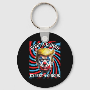 Verkies een clown Verwacht een circus Sleutelhanger