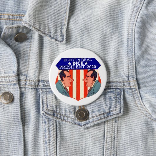 Verkies een echte DICK Ronde Button 7,6 Cm (In situ)