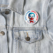 Verkies een grappige anti-joe Biden-clown gezicht Ronde Button 5,7 Cm (In situ)