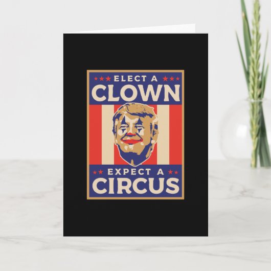 Verkies een Kast Verwacht een Circus Kaart (Voorkant)