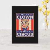 Verkies een Kast Verwacht een Circus Kaart (Gele Bloem)
