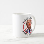 Verkies een Mok tegen Donald Trump Coffee in de Ka (Voorkant rechts)