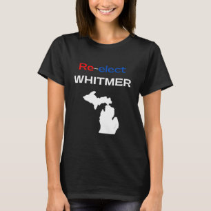 Verkies Gretchen Whitmer Democratic Blue Michigan T-shirt
