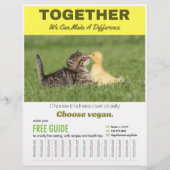 Verkies het Poster Vegan Flyer (Voorkant)