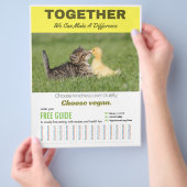 Verkies het Poster Vegan Flyer (Hand)