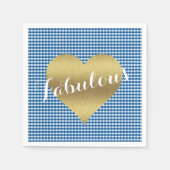 Verkies je Kitschieke Landelijke Trouwfeest Servet (Voorkant)