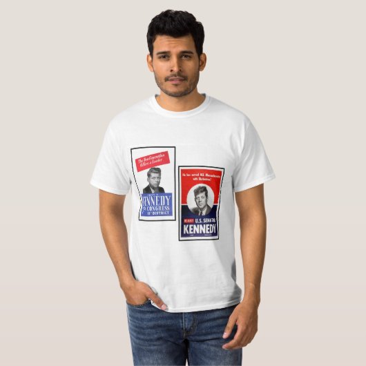 Verkies John F. Kennedy T-shirt (Voorkant volledig)