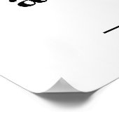 Verkies niet om te worden geschaad - Steen Citaat Poster (Hoek)