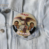 Verkies Obama Liberty Bell 4-inch Button (In situ)