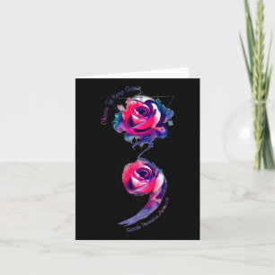 Verkies om het voortdurende bewustzijn van zelfmoo kaart