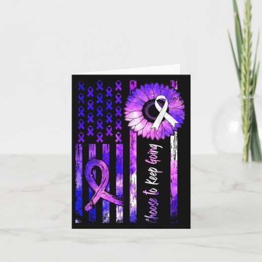 Verkies om het voortdurende bewustzijn van zelfmoo kaart (Voorkant)