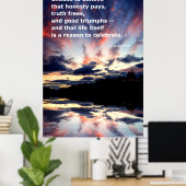 Verkies om te geloven dat eerlijkheid betaalt...Po Poster (Thuiskantoor)