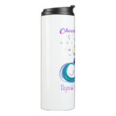 Verkies om uw aandacht voor schildklierkanker te b thermosbeker (Gedraaid links)