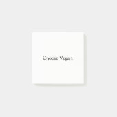 Verkies Vegan: Minimale stijl Post-it® Notes (Voorkant)