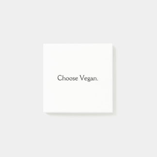 Verkies Vegan: Minimale stijl Post-it® Notes