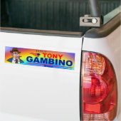 Verkiezer Tony Gambino Mayor Bumpersticker (Op Truck)