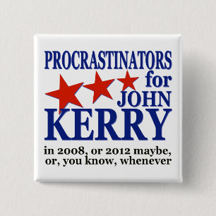 Verkiezers voor John Kerry Politieke Humor Vierkante Button 5,1 Cm