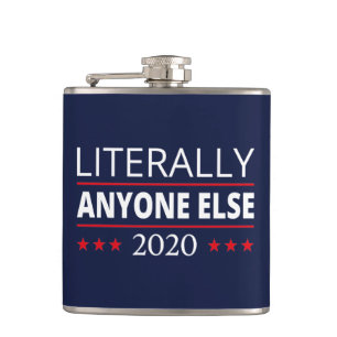 Verkiezing 2020, anti-trump - iedereen Else III Heupfles